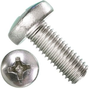 Винт 3*8 DIN 7985 полусфера полная резьба