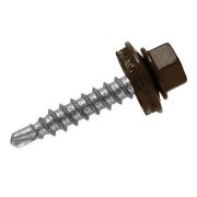 RAL 8017 Саморез 4,8*50-51 темно-коричневый кровельный  шоколад (150)
